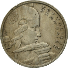 Moneta, Francia, Cochet, 100 Francs, 1954, MB, Rame-nichel, KM:919.1