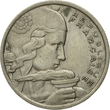 Moneda, Francia, Cochet, 100 Francs, 1958, BC+, Cobre - níquel, KM:919.1