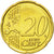 Letonia, 20 Euro Cent, 2014, SC, Latón, KM:154