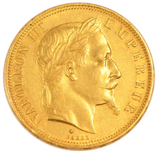 Francia, Napoleon III, Napoléon III, 50 Francs, 1868, Paris, SPL-, Oro, Gado...