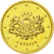 Letonia, 10 Euro Cent, 2014, SC, Latón, KM:153