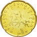 Slovenia, 20 Euro Cent, 2007, MS(60-62), Brass, KM:72