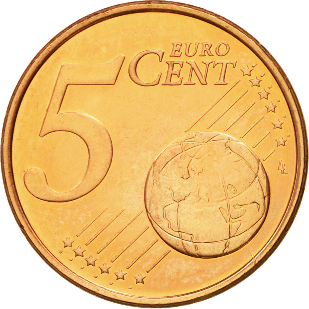 Slovenia, 5 Euro Cent, 2007, MS(63), Copper Plated Steel, KM:70