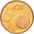 Slovenia, 5 Euro Cent, 2007, MS(60-62), Copper Plated Steel, KM:70