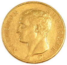 Francia, 40 Francs, 1804, Paris, BB+, Oro, Gadoury:1081
