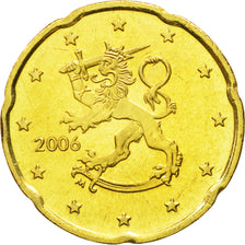 Finland, 20 Euro Cent, 2006, PR+, Tin, KM:102