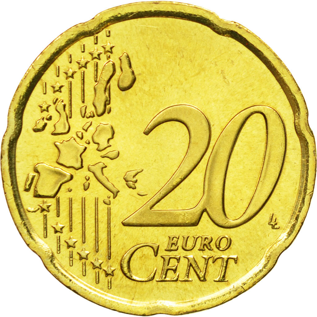 Finland, 20 Euro Cent, 2006, PR+, Tin, KM:102