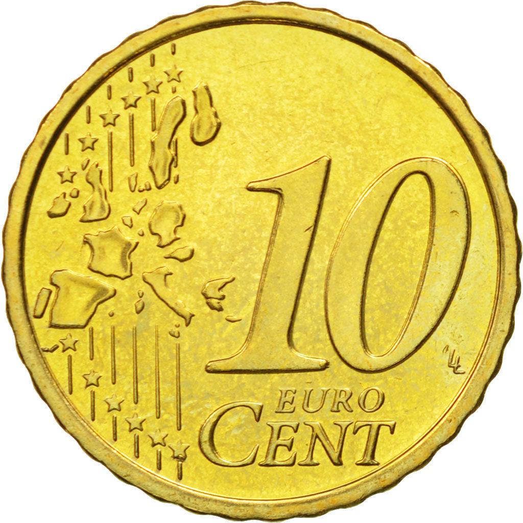 Finland, 10 Euro Cent, 2006, UNC-, Tin, KM:101