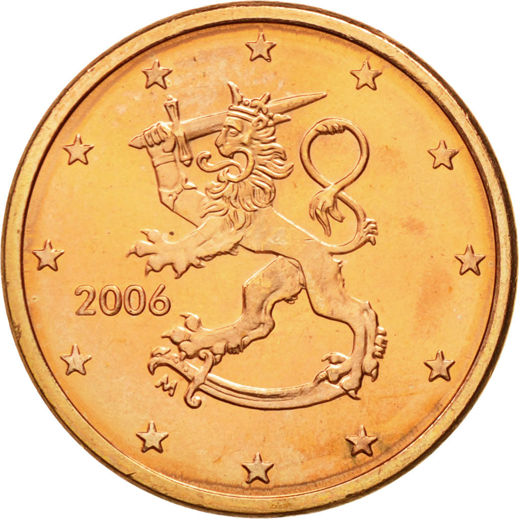 Finland, 5 Euro Cent, 2006, MS(63), Copper Plated Steel, KM:100