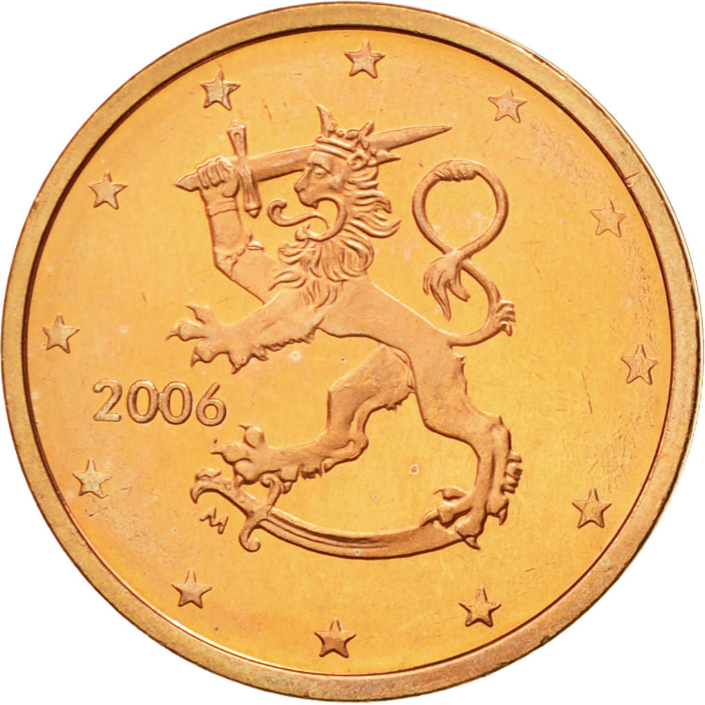 Finland, 2 Euro Cent, 2006, MS(63), Copper Plated Steel, KM:99