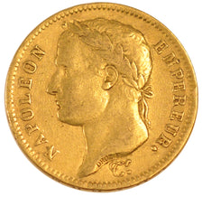 FRANCE, Napoléon I, 40 Francs, 1811, Paris, KM #696.1, EF(40-45), Gold, Gadoury 