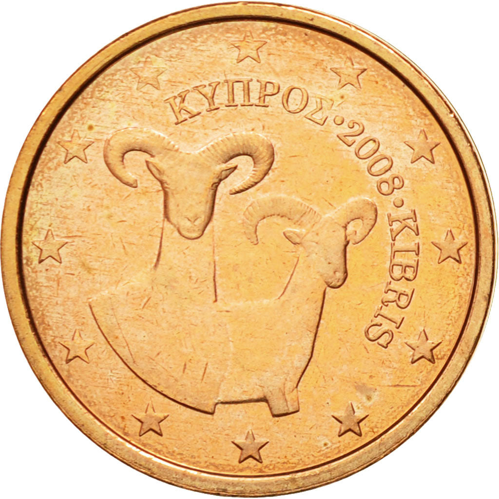 Chypre, 2 Euro Cent, 2008, SUP+, Copper Plated Steel, KM:79