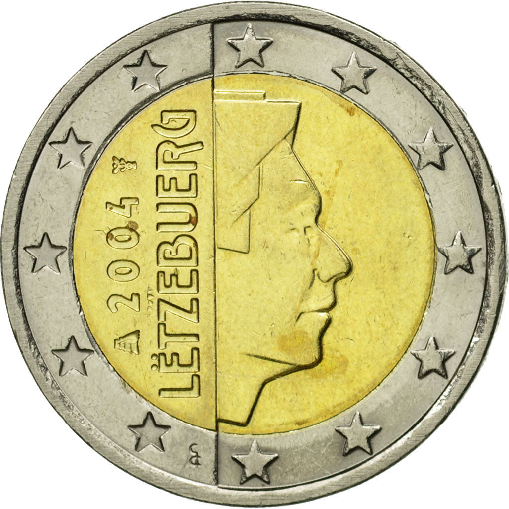 Lussemburgo, 2 Euro, 2004, SPL, Bi-metallico, KM:82