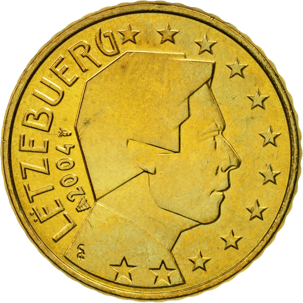 Luxemburgo, 50 Euro Cent, 2004, EBC+, Latón, KM:80