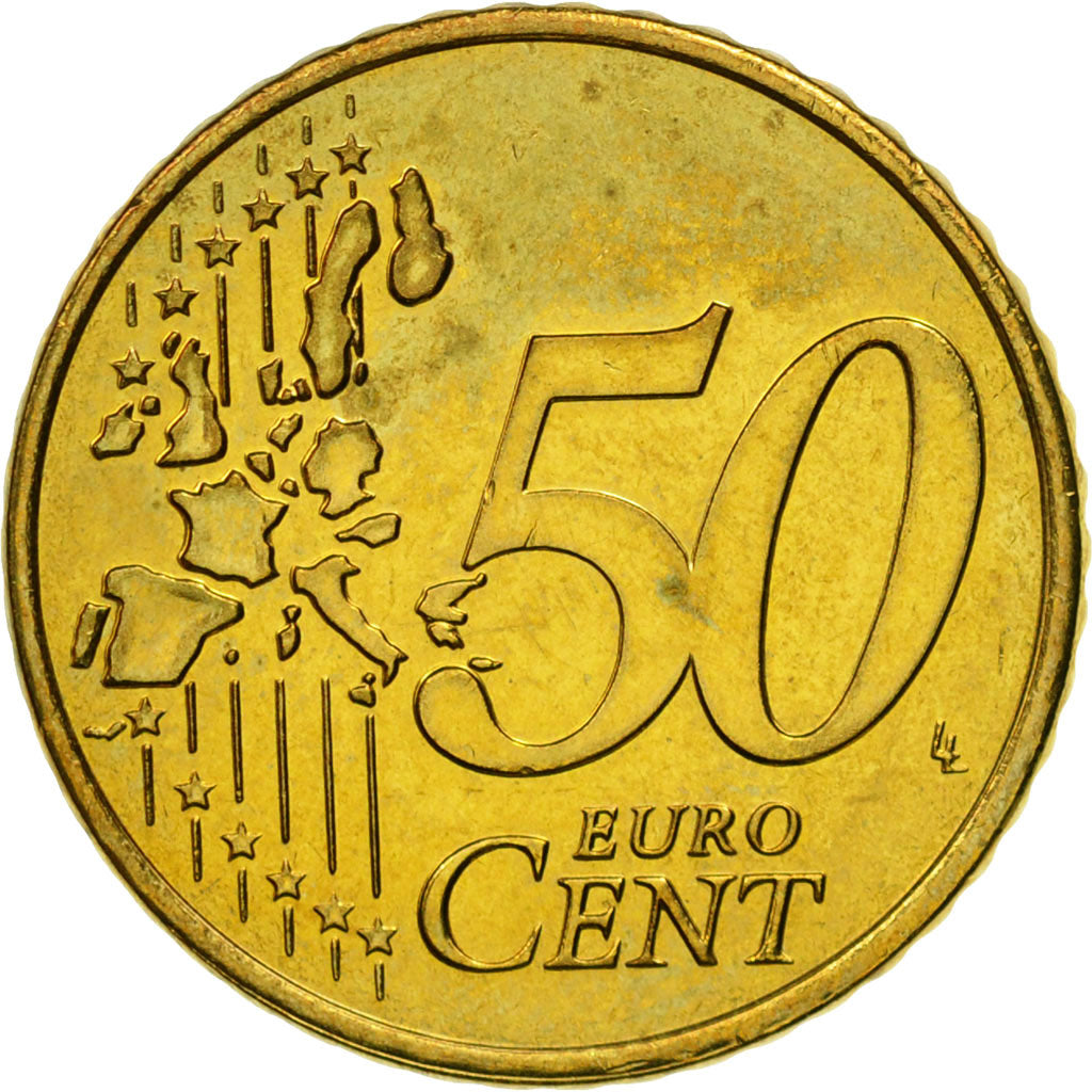 Luxemburgo, 50 Euro Cent, 2004, EBC+, Latón, KM:80