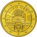 Austria, 50 Euro Cent, 2004, MS(63), Brass, KM:3087