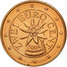 Austria, 2 Euro Cent, 2004, MS(60-62), Copper Plated Steel, KM:3083