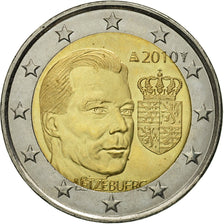 Luxembourg, 2 Euro, 2010, MS(60-62), Bi-Metallic, KM:115