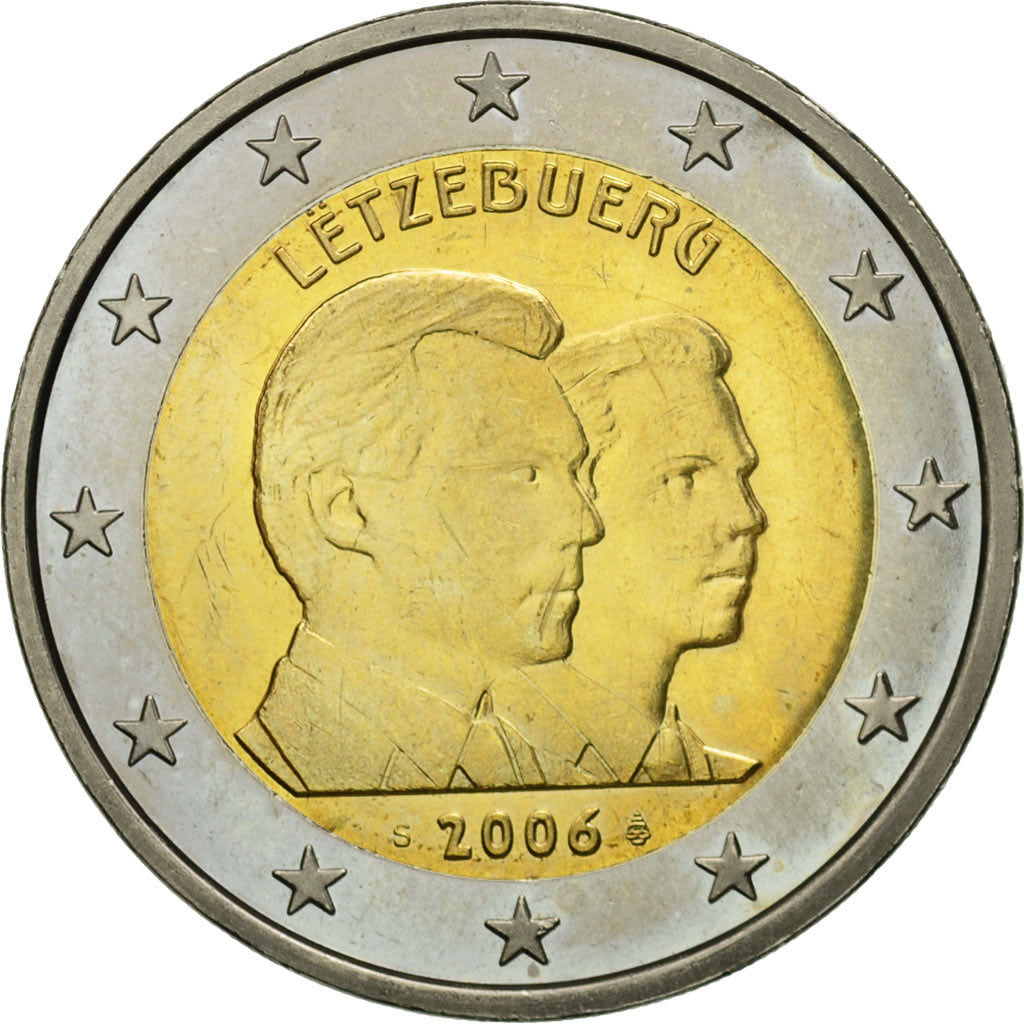 Luxemburg, 2 Euro, 2006, VZ+, Bi-Metallic, KM:88