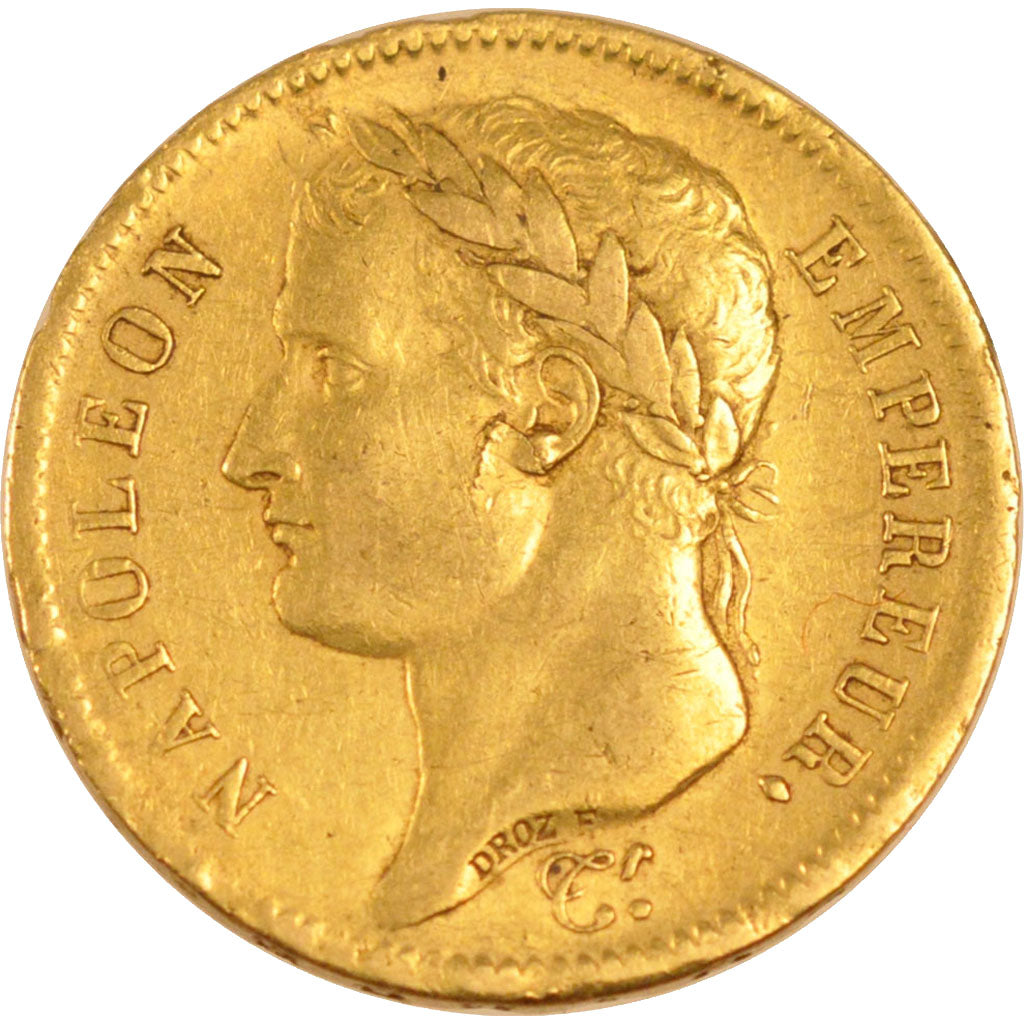 Coin, France, Napoléon I, 40 Francs, 1811, Paris, EF(40-45), Gold, KM:696.1