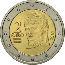 Austria, 2 Euro, 2010, MS(60-62), Bi-Metallic, KM:3143