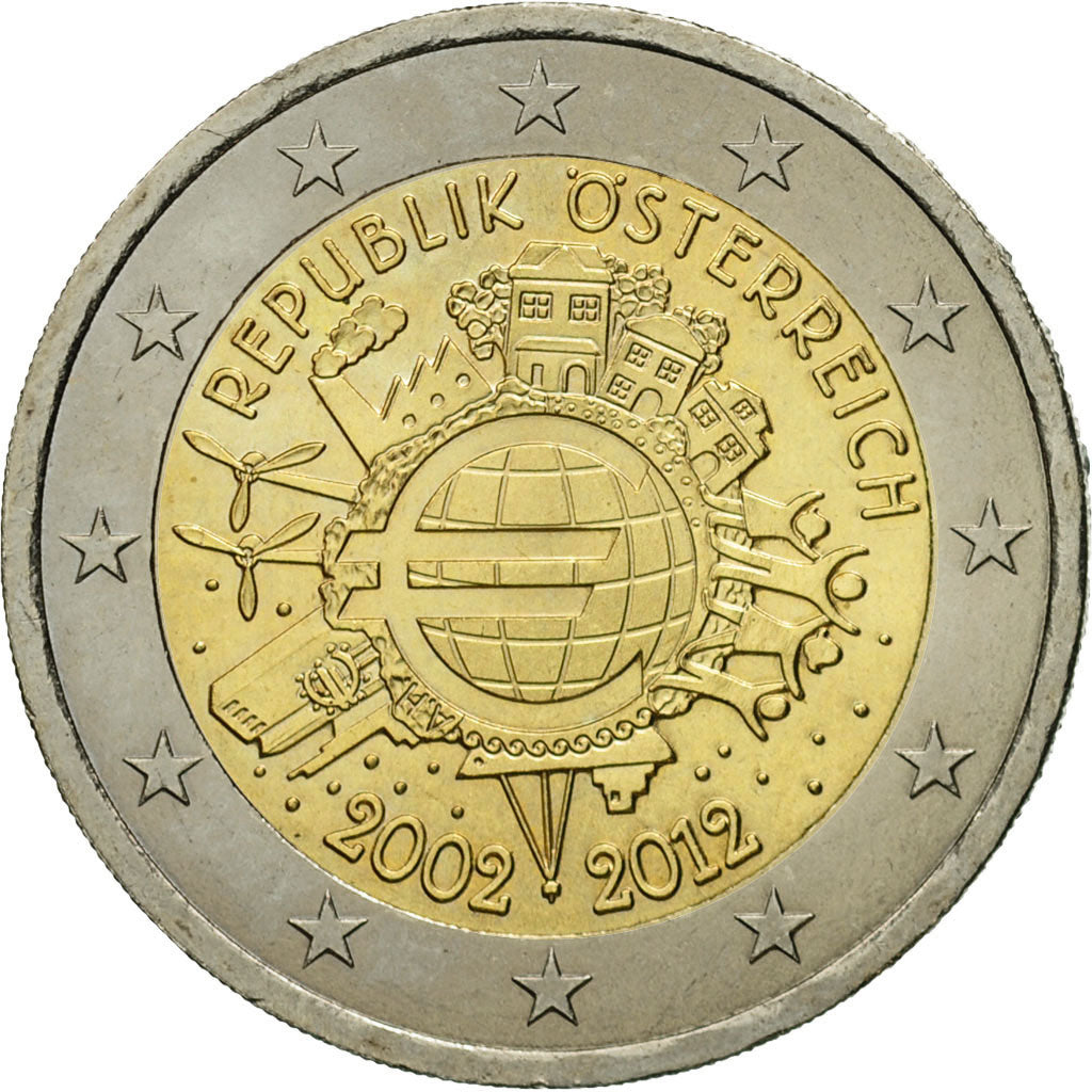 Oostenrijk, 2 Euro, 2012, PR+, Bi-Metallic, KM:3205