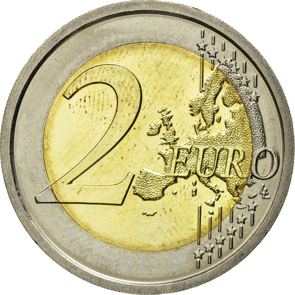 San Marino, 2 Euro, 2008, MS(63), Bi-Metallic, KM:486
