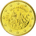San Marino, 50 Euro Cent, 2008, SC, Latón, KM:484