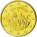 San Marino, 50 Euro Cent, 2008, MS(63), Brass, KM:484