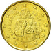 San Marino, 20 Euro Cent, 2008, MS(63), Brass, KM:483