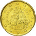 San Marino, 20 Euro Cent, 2008, UNZ, Messing, KM:483