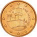 San Marino, 5 Euro Cent, 2008, UNZ, Copper Plated Steel, KM:442