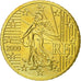 France, 50 Euro Cent, 2000, MS(60-62), Brass, KM:1287
