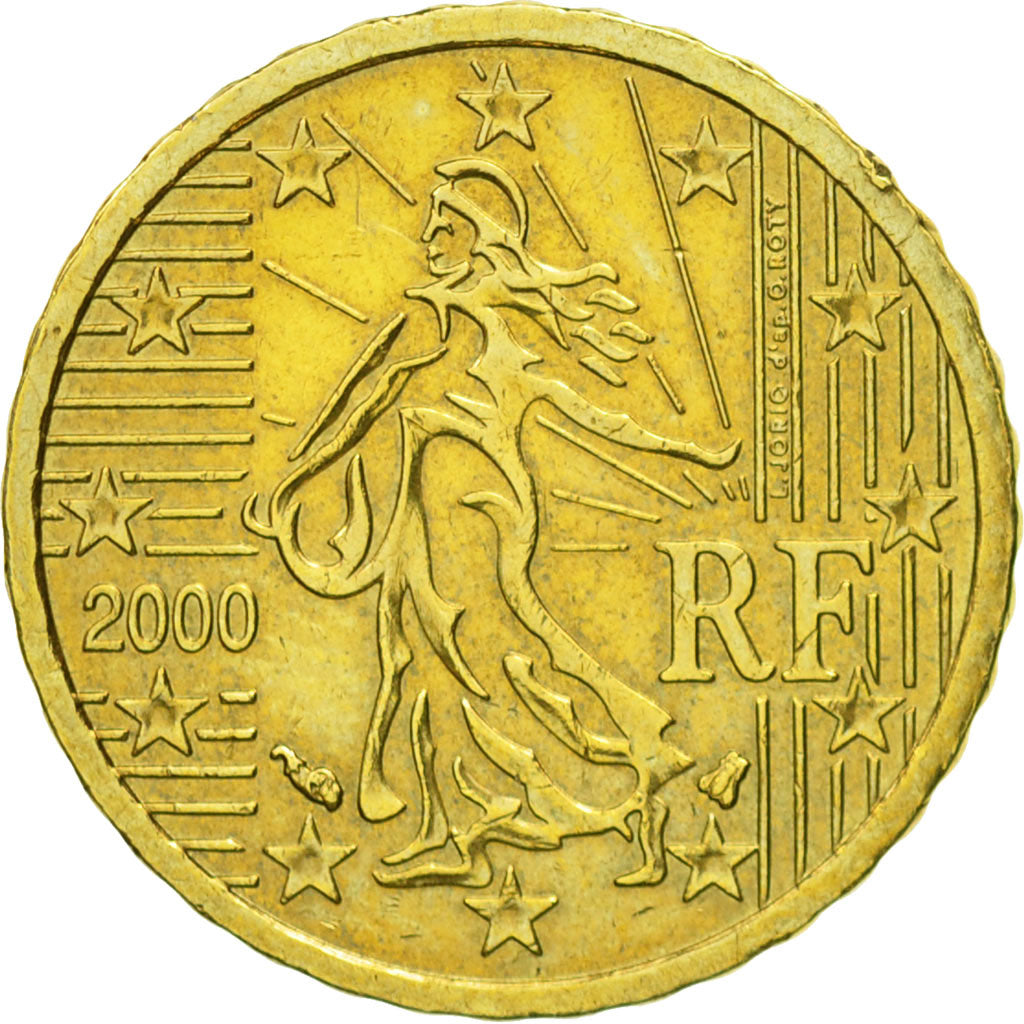 France, 10 Euro Cent, 2000, SUP, Laiton, KM:1285