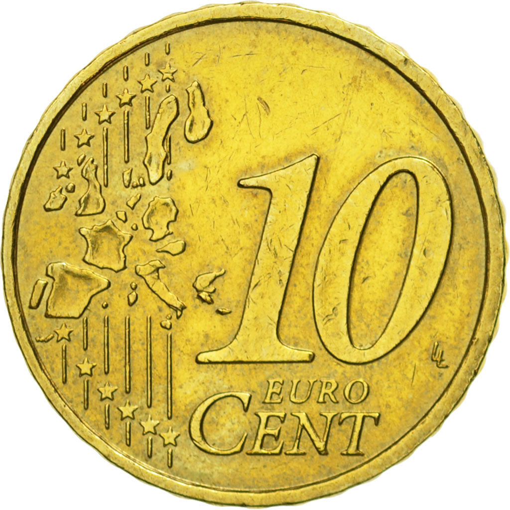 France, 10 Euro Cent, 2000, SUP, Laiton, KM:1285