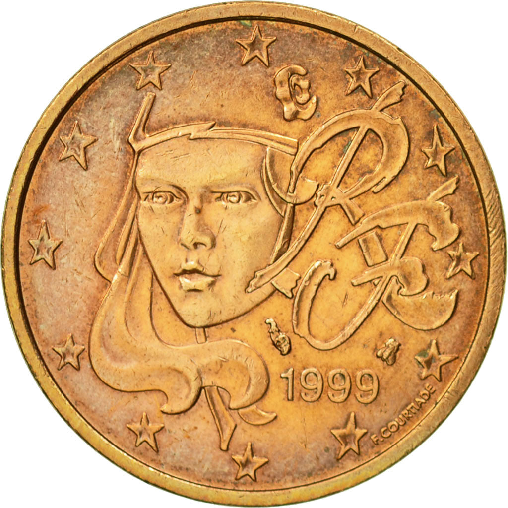 France, 5 Euro Cent, 1999, SUP+, Copper Plated Steel, KM:1284