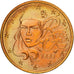 Francja, 2 Euro Cent, 1999, Paris, MS(60-62), Miedź platerowana stalą, KM:1283