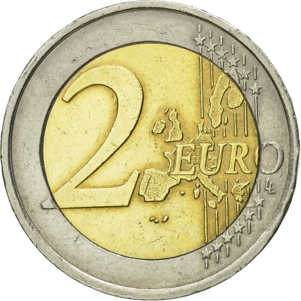 Francja, 2 Euro, 2001, Paris, MS(60-62), Bimetaliczny, KM:1289