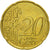 Francia, 20 Euro Cent, 2001, SPL, Ottone, KM:1286