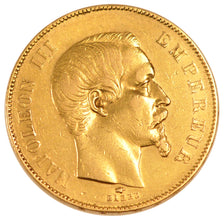 FRANCE, Napoléon III, 50 Francs, 1856, Paris, KM #785.1, EF(40-45), Gold, Gadour