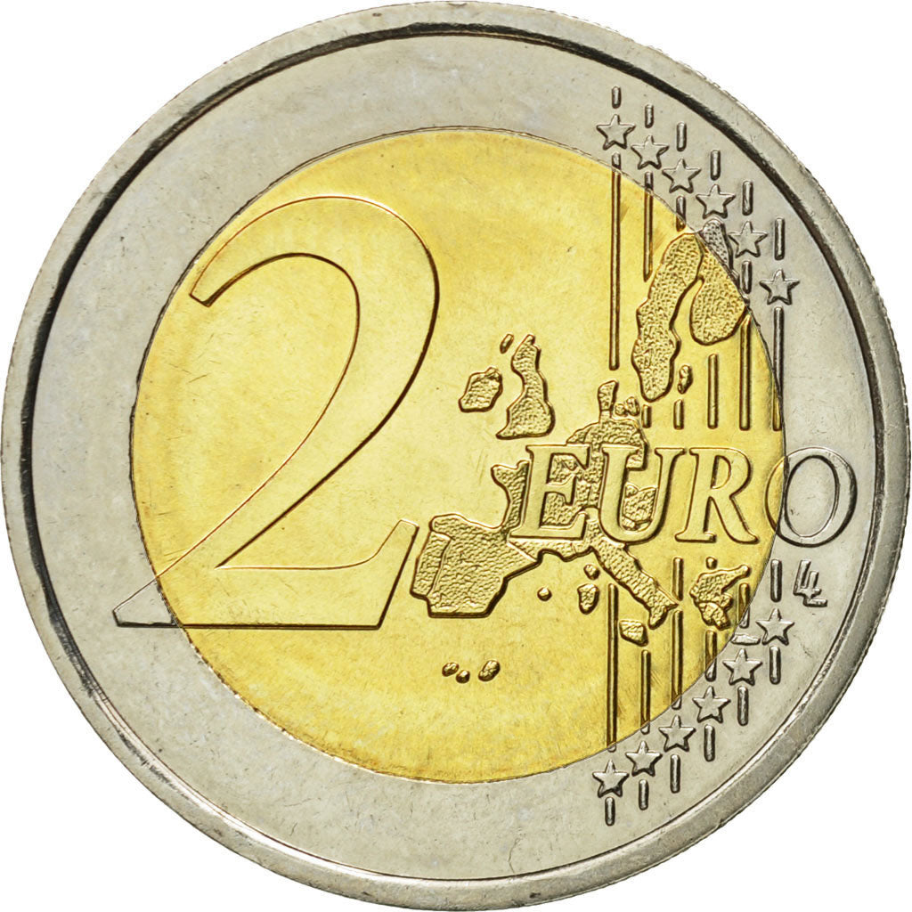 Frankrijk, 2 Euro, 2002, UNC-, Bi-Metallic, KM:1289