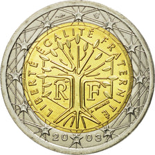 France, 2 Euro, 2003, MS(63), Bi-Metallic, KM:1289