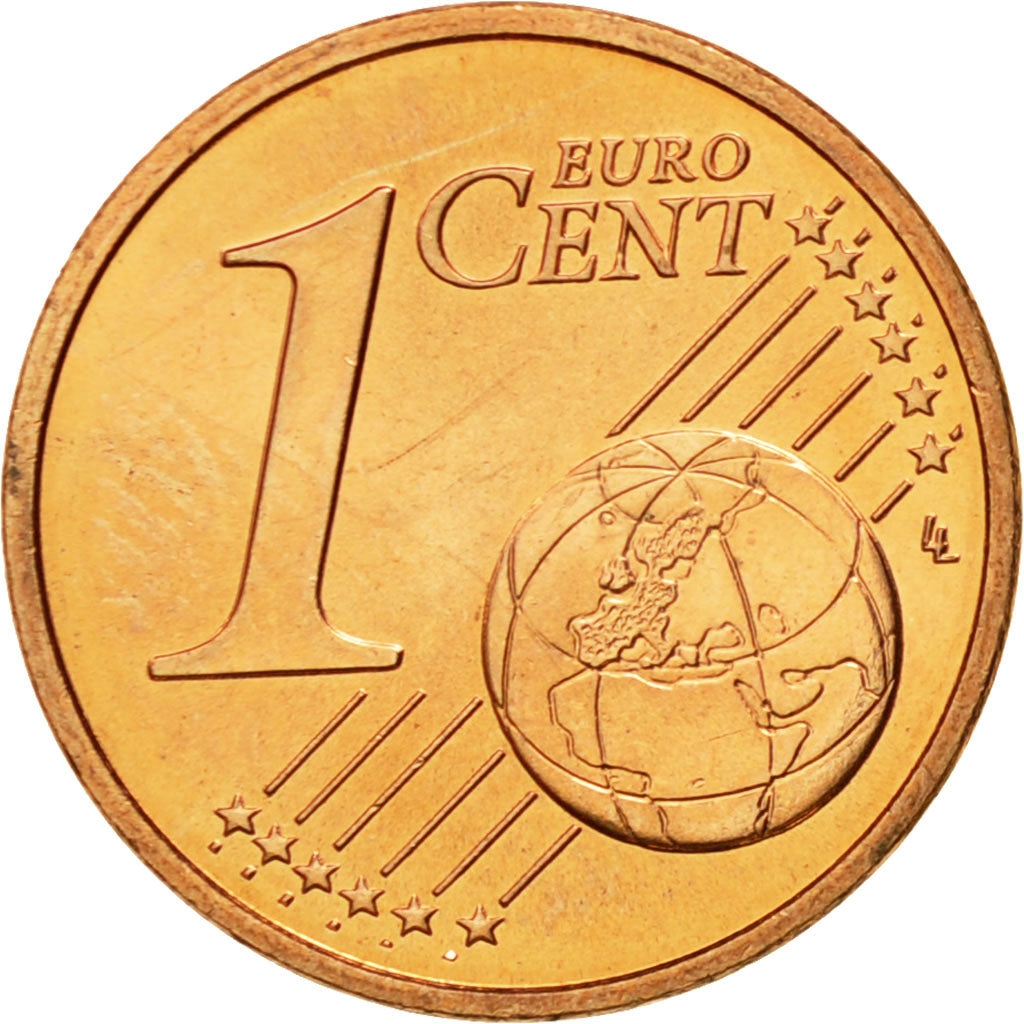 France, Euro Cent, 2003, MS(63), Copper Plated Steel, KM:1282