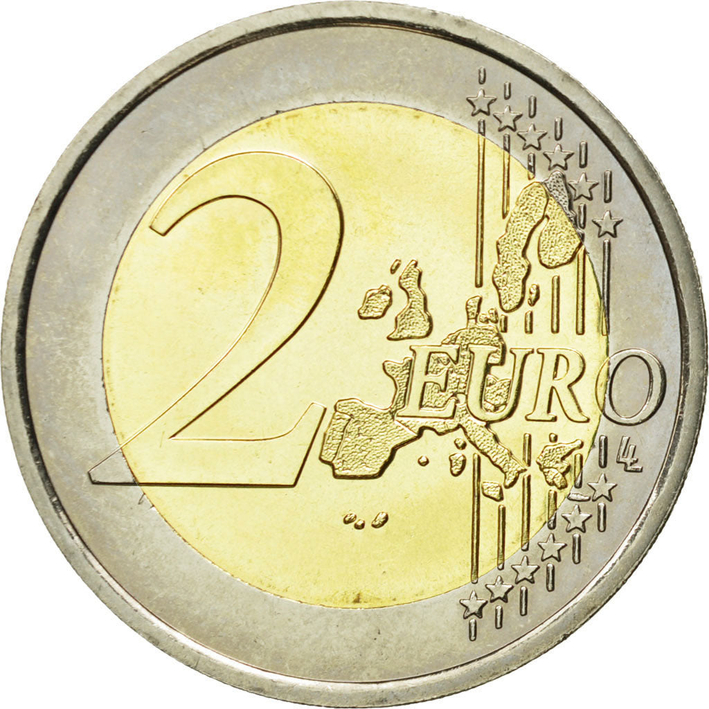 France, 2 Euro, 2004, MS(63), Bi-Metallic, KM:1289