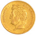 FRANCE, Louis-Philippe, 40 Francs, 1833, Paris, KM #747.1, AU(50-53), Gold,...