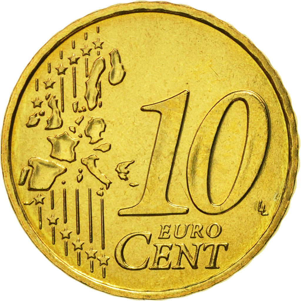 Frankrijk, 10 Euro Cent, 2005, UNC-, Tin, KM:1285