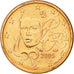 Francja, Euro Cent, 2005, Paris, MS(63), Miedź platerowana stalą, KM:1282