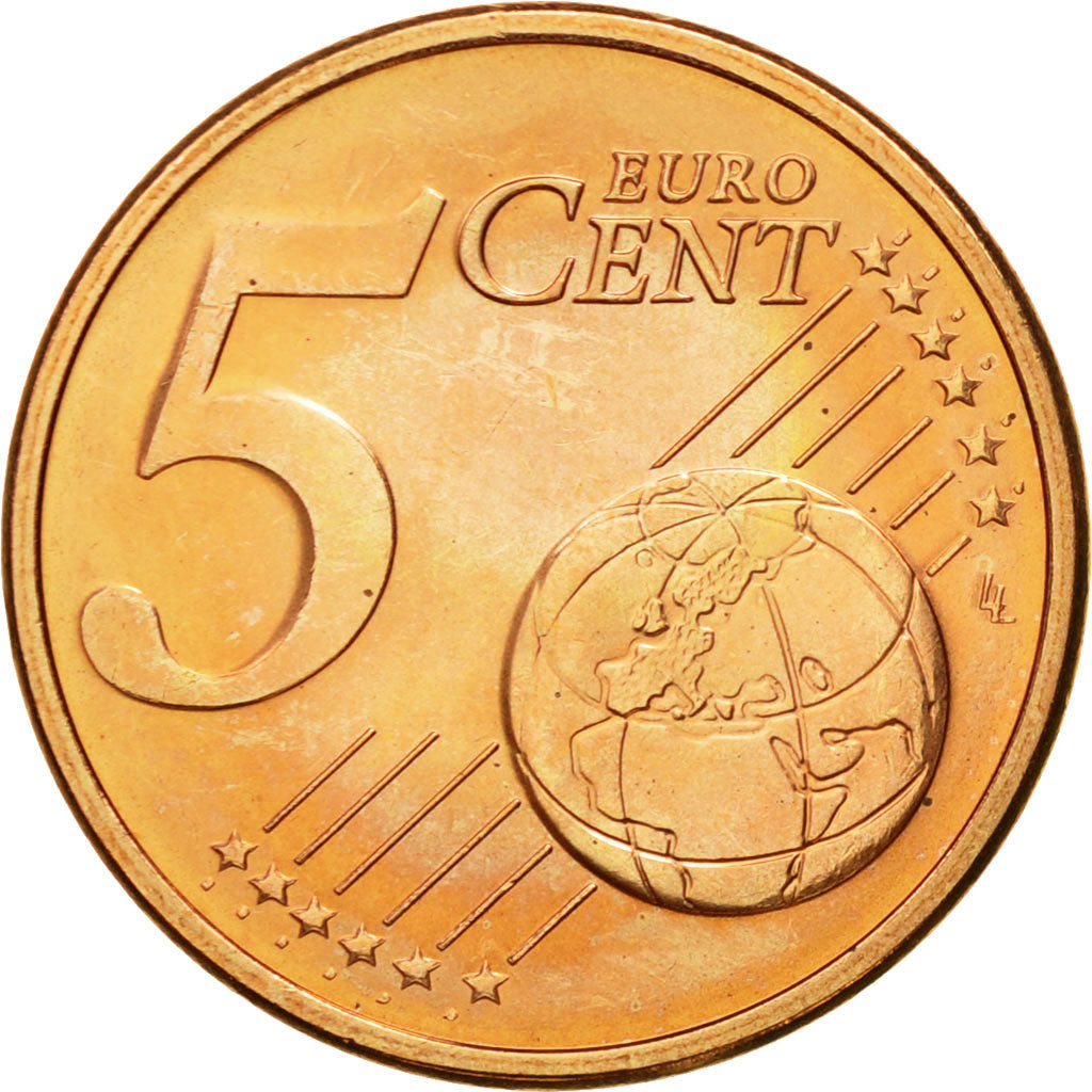 Malta, 5 Euro Cent, 2008, SPL, Acciaio placcato rame, KM:127