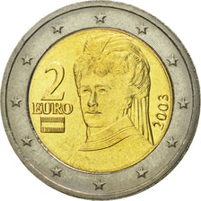 Autriche, 2 Euro, 2003, SPL, Bi-Metallic, KM:3089