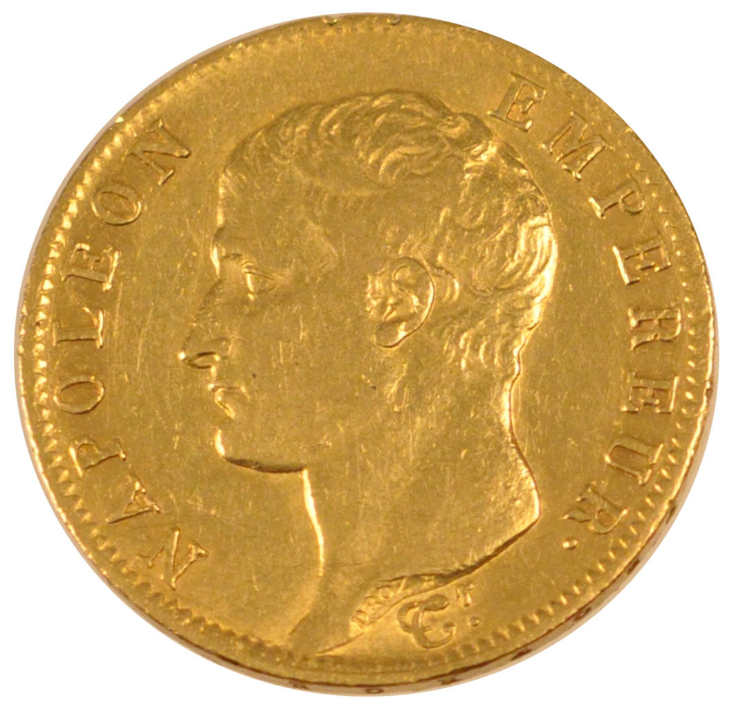 FRANCE, Napoléon I, 20 Francs, 1806, Paris, KM #674.1, EF(40-45), Gold, Gadoury 